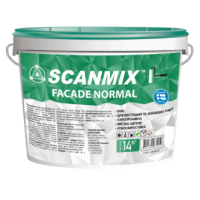 Акриловая краска для наружных и внутренних работ Scanmix FACADE NORMAL 10л/14кг